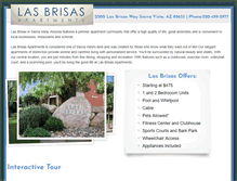 Tablet Screenshot of lbapartments.com